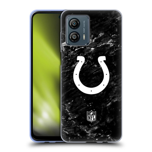 NFL Indianapolis Colts Artwork Marble Soft Gel Case for Motorola Moto G53 5G