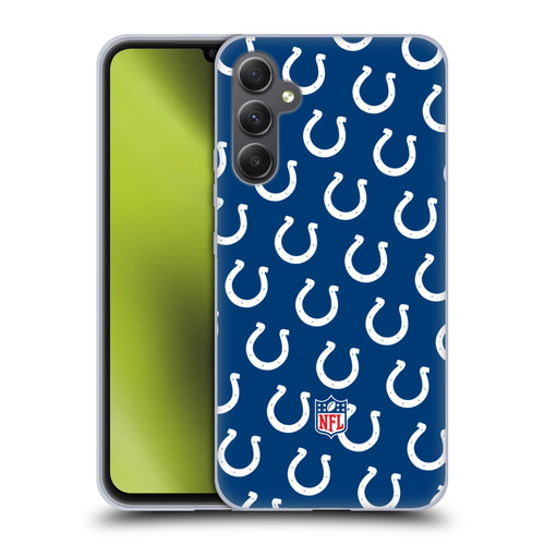 NFL Indianapolis Colts Artwork Patterns Soft Gel Case for Samsung Galaxy A34 5G