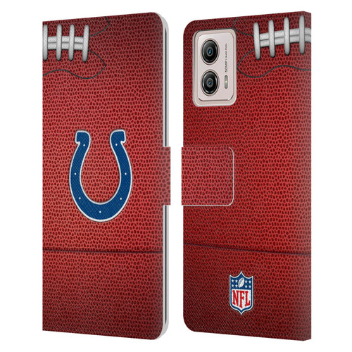 NFL Indianapolis Colts Graphics Football Leather Book Wallet Case Cover For Motorola Moto G53 5G
