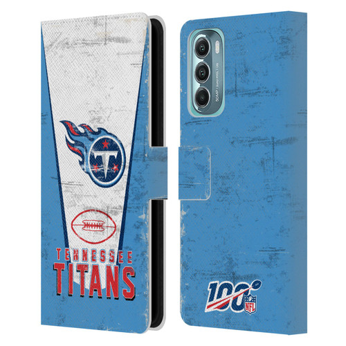 NFL Tennessee Titans Logo Art Banner Leather Book Wallet Case Cover For Motorola Moto G Stylus 5G (2022)