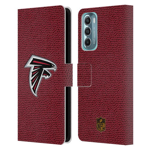 NFL Atlanta Falcons Logo Football Leather Book Wallet Case Cover For Motorola Moto G Stylus 5G (2022)