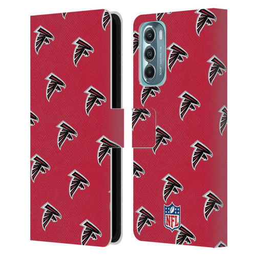 NFL Atlanta Falcons Artwork Patterns Leather Book Wallet Case Cover For Motorola Moto G Stylus 5G (2022)