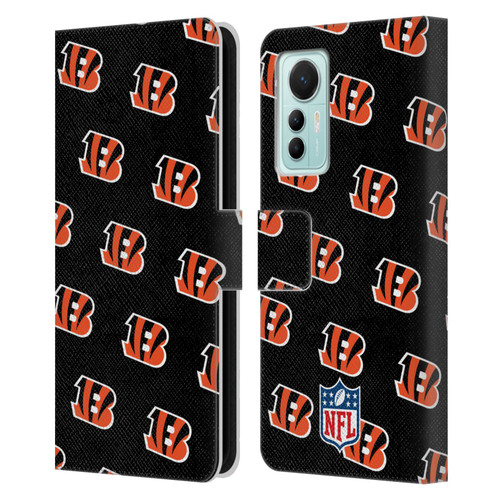 NFL Cincinnati Bengals Artwork Patterns Leather Book Wallet Case Cover For Xiaomi 12 Lite