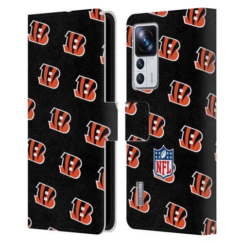 NFL Cincinnati Bengals Artwork Patterns Leather Book Wallet Case Cover For Xiaomi 12T Pro