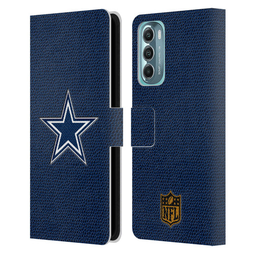 NFL Dallas Cowboys Logo Football Leather Book Wallet Case Cover For Motorola Moto G Stylus 5G (2022)