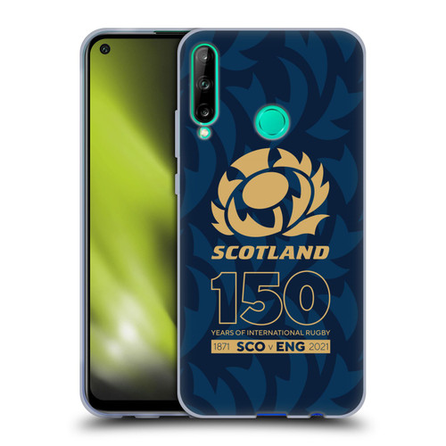 Scotland Rugby 150th Anniversary Thistle Soft Gel Case for Huawei P40 lite E