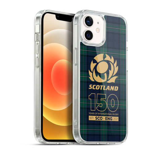 Scotland Rugby 150th Anniversary Tartan Soft Gel Case for Apple iPhone 12 / iPhone 12 Pro & MagSafe