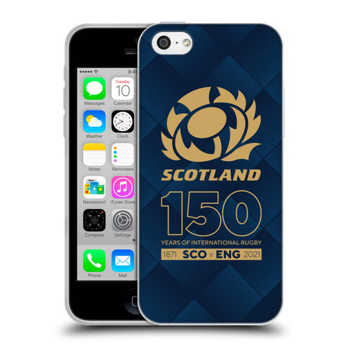 Scotland Rugby 150th Anniversary Halftone Soft Gel Case for Apple iPhone 5c