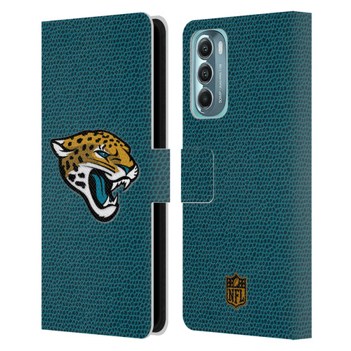 NFL Jacksonville Jaguars Logo Football Leather Book Wallet Case Cover For Motorola Moto G Stylus 5G (2022)