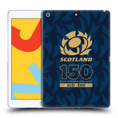 Scotland Rugby 150th Anniversary Thistle Soft Gel Case for Apple iPad 10.2 2019/2020/2021