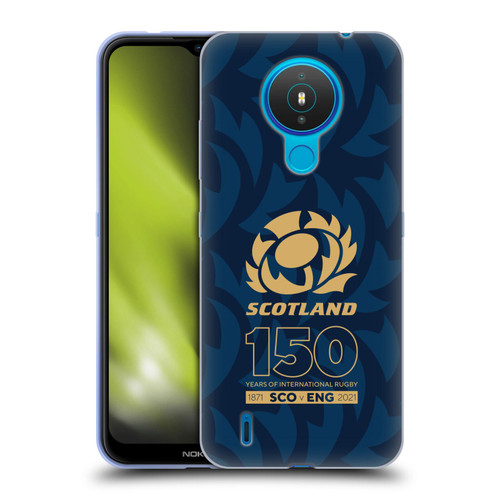 Scotland Rugby 150th Anniversary Thistle Soft Gel Case for Nokia 1.4