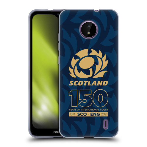 Scotland Rugby 150th Anniversary Thistle Soft Gel Case for Nokia C10 / C20