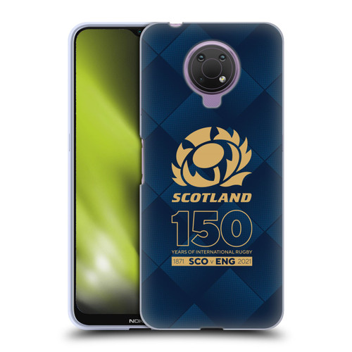 Scotland Rugby 150th Anniversary Halftone Soft Gel Case for Nokia G10