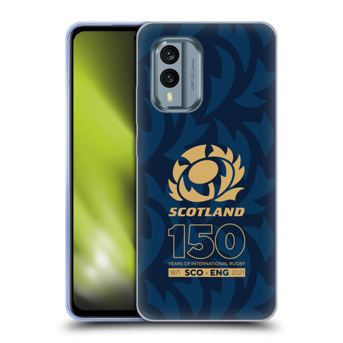 Scotland Rugby 150th Anniversary Thistle Soft Gel Case for Nokia X30