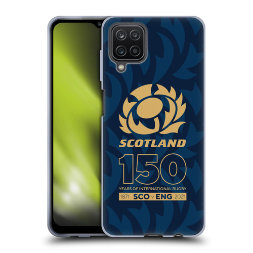 Scotland Rugby 150th Anniversary Thistle Soft Gel Case for Samsung Galaxy A12 (2020)