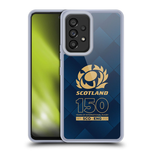 Scotland Rugby 150th Anniversary Halftone Soft Gel Case for Samsung Galaxy A53 5G (2022)