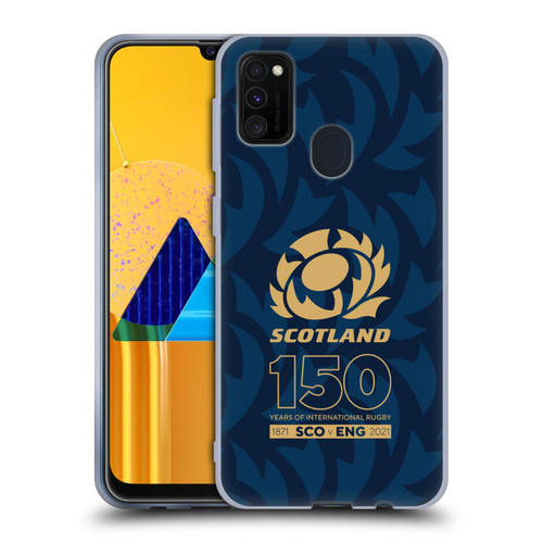 Scotland Rugby 150th Anniversary Thistle Soft Gel Case for Samsung Galaxy M30s (2019)/M21 (2020)