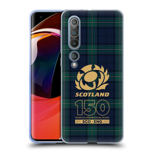 Scotland Rugby 150th Anniversary Tartan Soft Gel Case for Xiaomi Mi 10 5G / Mi 10 Pro 5G