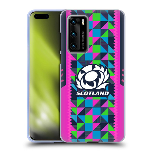 Scotland Rugby 2023/24 Crest Kit Neon Training Soft Gel Case for Huawei P40 5G