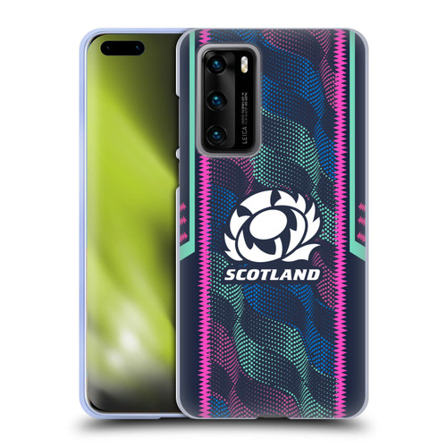 Scotland Rugby 2023/24 Crest Kit Wave Training Soft Gel Case for Huawei P40 5G