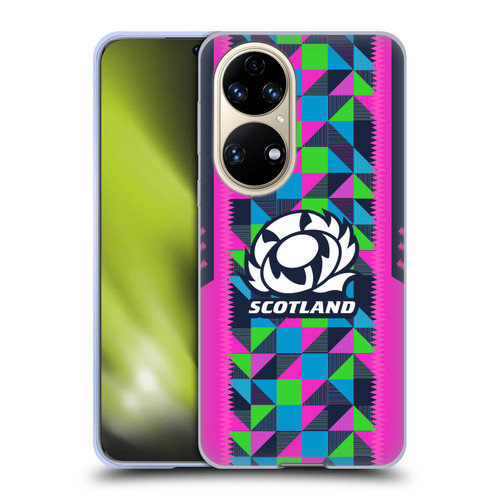 Scotland Rugby 2023/24 Crest Kit Neon Training Soft Gel Case for Huawei P50