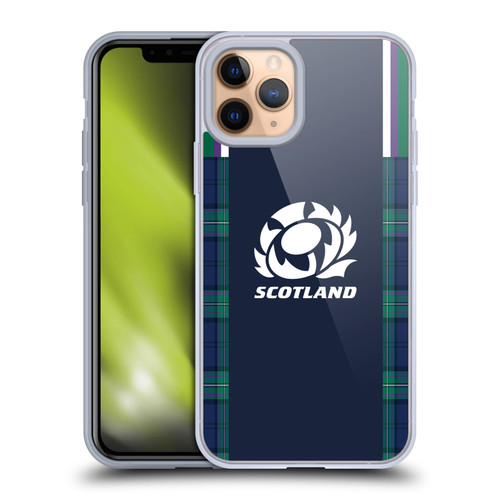 Scotland Rugby 2023/24 Crest Kit Home Soft Gel Case for Apple iPhone 11 Pro