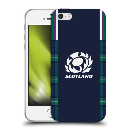 Scotland Rugby 2023/24 Crest Kit Home Soft Gel Case for Apple iPhone 5 / 5s / iPhone SE 2016