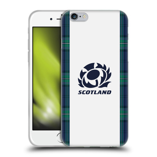 Scotland Rugby 2023/24 Crest Kit Away Soft Gel Case for Apple iPhone 6 / iPhone 6s