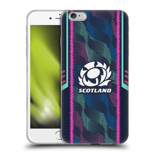 Scotland Rugby 2023/24 Crest Kit Wave Training Soft Gel Case for Apple iPhone 6 Plus / iPhone 6s Plus