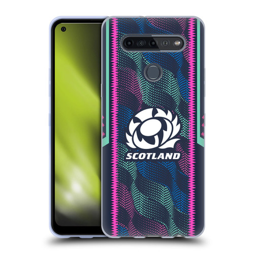 Scotland Rugby 2023/24 Crest Kit Wave Training Soft Gel Case for LG K51S