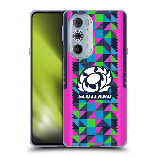 Scotland Rugby 2023/24 Crest Kit Neon Training Soft Gel Case for Motorola Edge X30