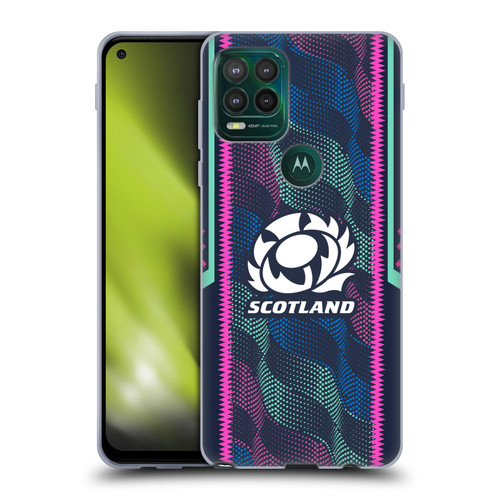 Scotland Rugby 2023/24 Crest Kit Wave Training Soft Gel Case for Motorola Moto G Stylus 5G 2021