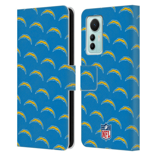 NFL Los Angeles Chargers Artwork Patterns Leather Book Wallet Case Cover For Xiaomi 12 Lite
