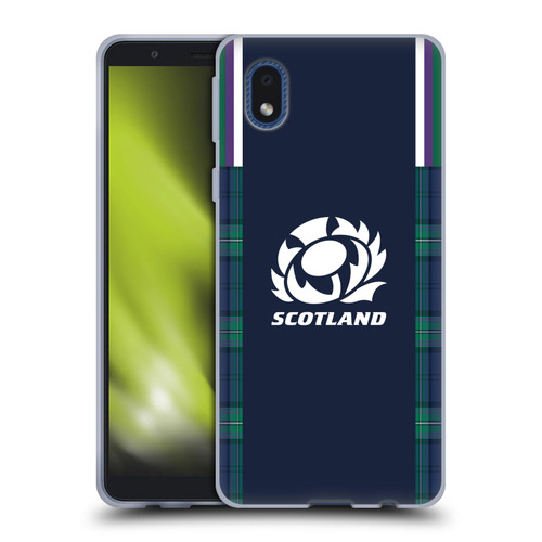 Scotland Rugby 2023/24 Crest Kit Home Soft Gel Case for Samsung Galaxy A01 Core (2020)