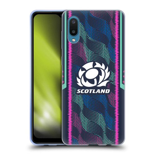 Scotland Rugby 2023/24 Crest Kit Wave Training Soft Gel Case for Samsung Galaxy A02/M02 (2021)