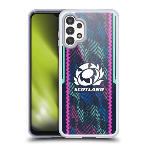 Scotland Rugby 2023/24 Crest Kit Wave Training Soft Gel Case for Samsung Galaxy A13 (2022)