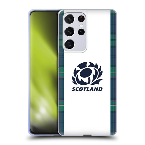 Scotland Rugby 2023/24 Crest Kit Away Soft Gel Case for Samsung Galaxy S21 Ultra 5G