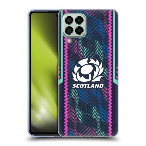Scotland Rugby 2023/24 Crest Kit Wave Training Soft Gel Case for Samsung Galaxy M53 (2022)