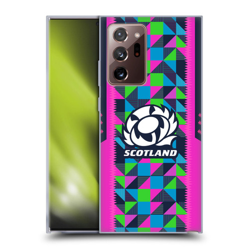 Scotland Rugby 2023/24 Crest Kit Neon Training Soft Gel Case for Samsung Galaxy Note20 Ultra / 5G