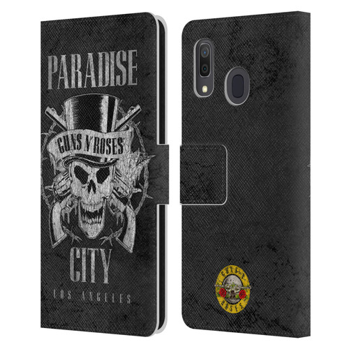 Guns N' Roses Vintage Paradise City Leather Book Wallet Case Cover For Samsung Galaxy A33 5G (2022)