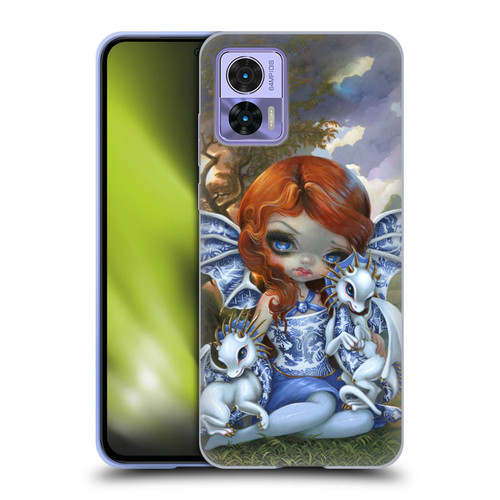Strangeling Dragon Blue Willow Fairy Soft Gel Case for Motorola Edge 30 Neo 5G