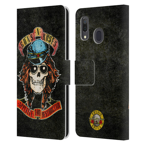 Guns N' Roses Vintage Rose Leather Book Wallet Case Cover For Samsung Galaxy A33 5G (2022)