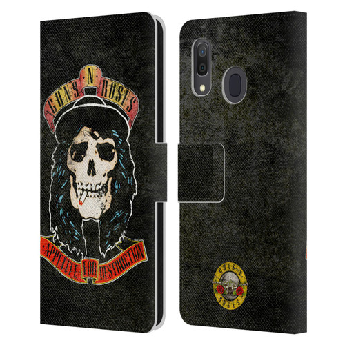 Guns N' Roses Vintage Stradlin Leather Book Wallet Case Cover For Samsung Galaxy A33 5G (2022)