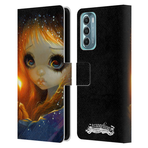 Strangeling Art The Little Match Girl Leather Book Wallet Case Cover For Motorola Moto G Stylus 5G (2022)