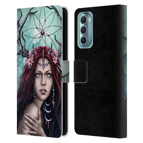 Sarah Richter Fantasy Fairy Girl Leather Book Wallet Case Cover For Motorola Moto G Stylus 5G (2022)