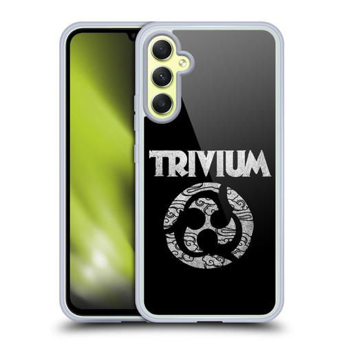 Trivium Graphics Swirl Logo Soft Gel Case for Samsung Galaxy A34 5G
