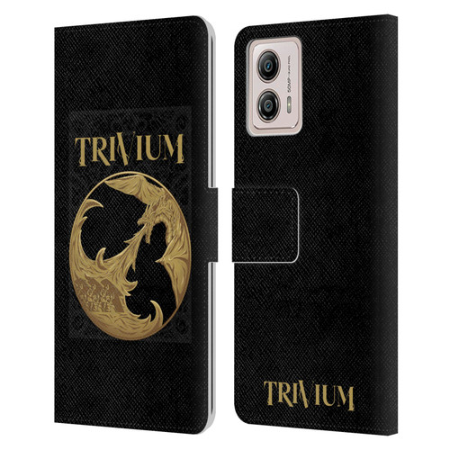 Trivium Graphics The Phalanx Leather Book Wallet Case Cover For Motorola Moto G53 5G