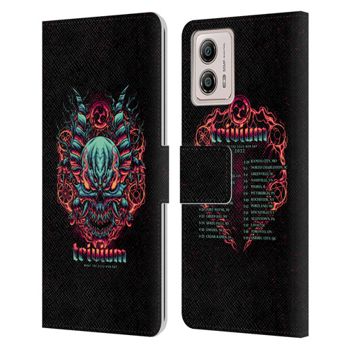 Trivium Graphics What The Dead Men Say Leather Book Wallet Case Cover For Motorola Moto G53 5G