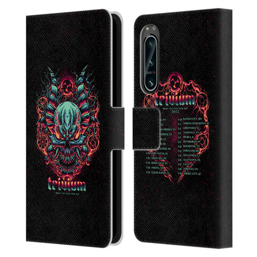 Trivium Graphics What The Dead Men Say Leather Book Wallet Case Cover For Sony Xperia 5 IV