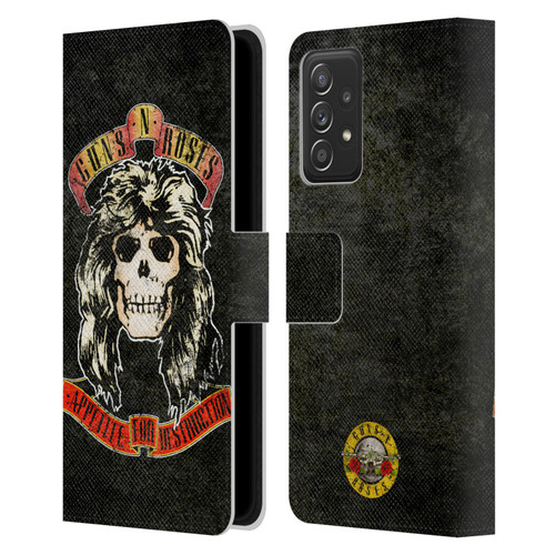 Guns N' Roses Vintage Adler Leather Book Wallet Case Cover For Samsung Galaxy A52 / A52s / 5G (2021)